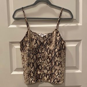 BB Dakota Steve Madden Snake Print Tank